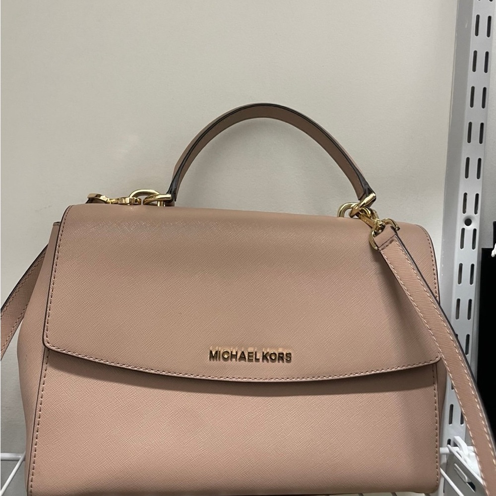 Michael Kors Blush Leather Satchel